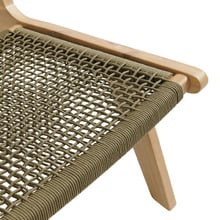 Harbour Acacia Wood Outdoor Lounge Chair